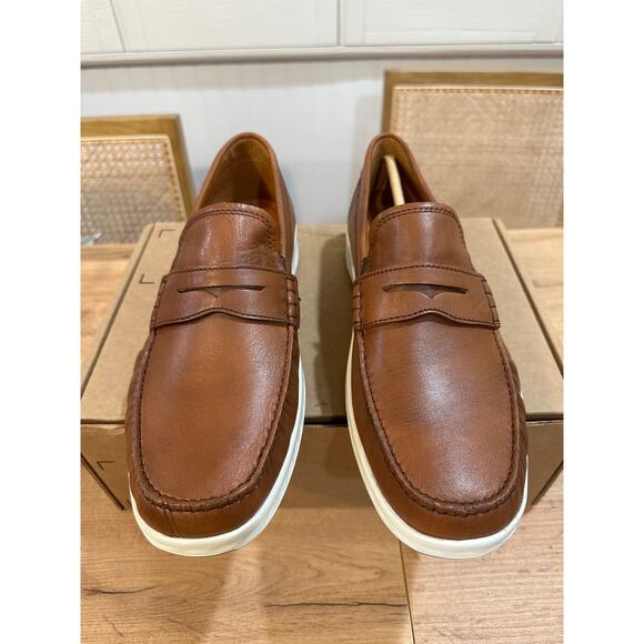 Ecco Men's S Lite Moc Penny Loafer Cognac Size 43 EU 9/9.5 US NWOB Elegant Comfy - Picture 4 of 11